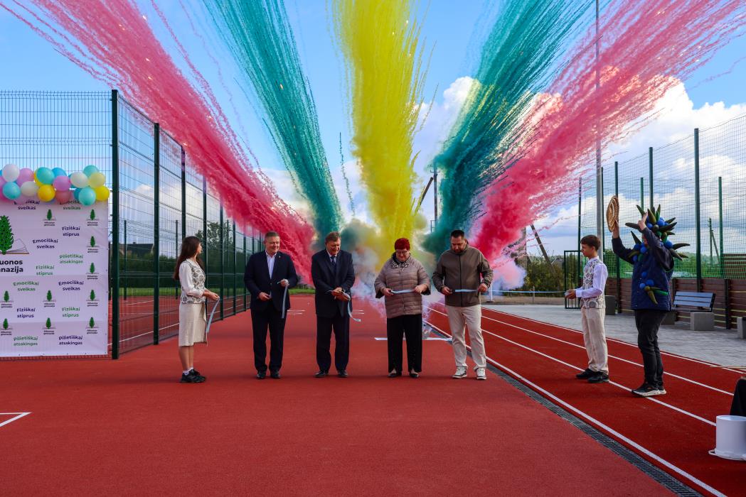 Stadiono atidarymas Piliuonose