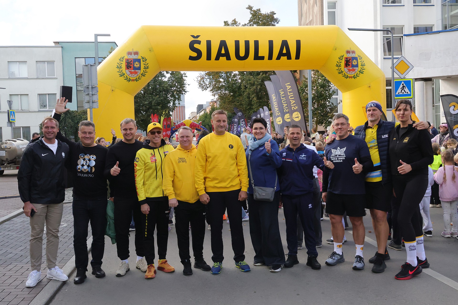 Moksleivių bėgimo startas
